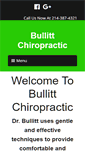 Mobile Screenshot of bullittchiropractic.com